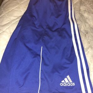 adidas Clima Cool Shorts blue size large.